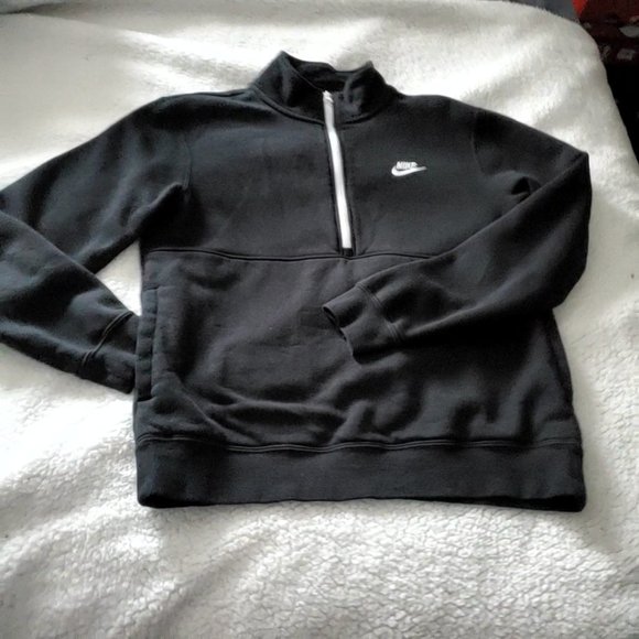 Nike Sweater Black 1/2-Zip Pullover- Medium - Picture 12 of 12